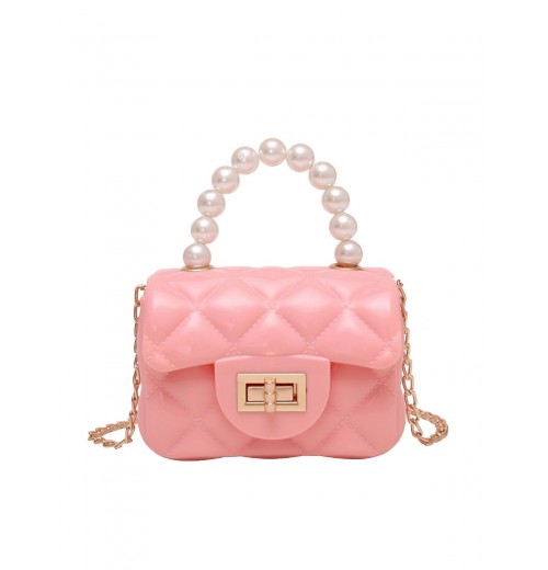  Pearl Argyle Chain Strap Mini Handbag