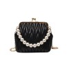  Pearl Chain Solid Frame Bag