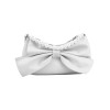  Bowknot Pearl Solid Underarm Bag