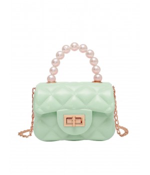  Pearl Argyle Chain Strap Mini Handbag