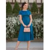 Blue  Pearl Buttons Darlene Dress