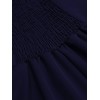  Halter Navy Swing Dress