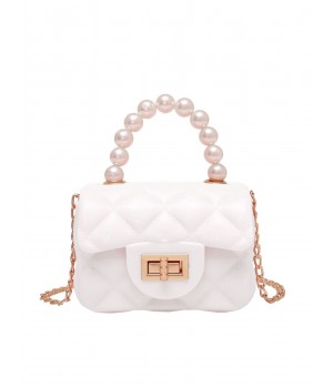  Pearl Argyle Chain Strap Mini Handbag