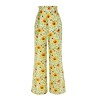 Yellow  Sunflower Jacquard Pants