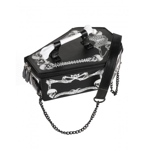 Black Halloween Coffin Chain Bag