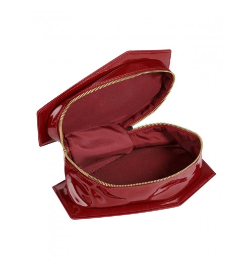 Wine Red Halloween Coffin Bag