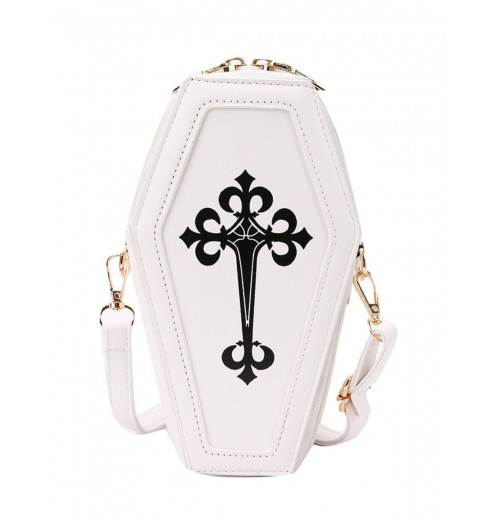 Halloween Latin Cross Coffin Bag