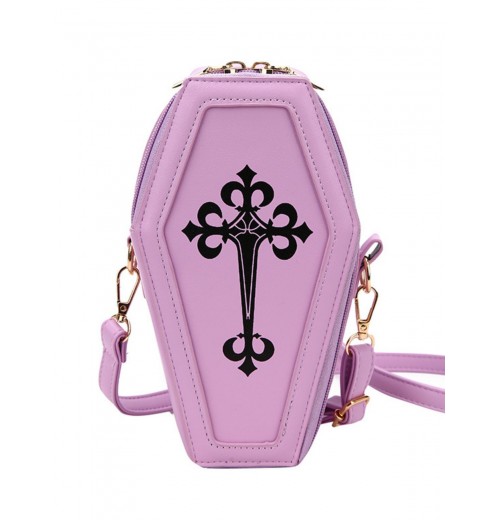 Halloween Latin Cross Coffin Bag