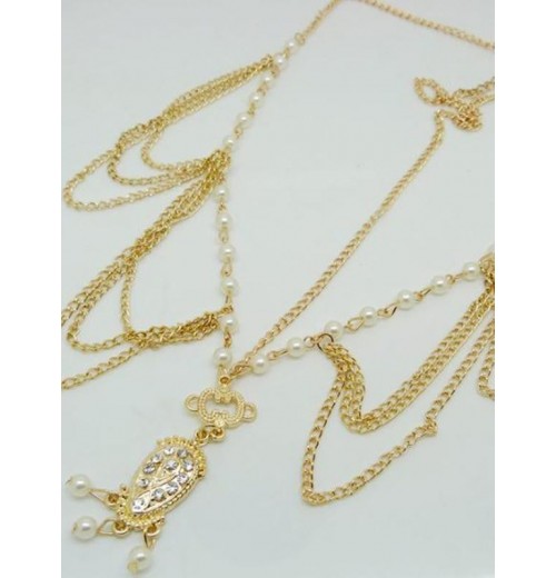 US Warehouse Tassel Rhinestone Beads Forehead Chain