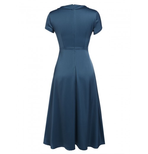 Blue  Pearl Buttons Darlene Dress