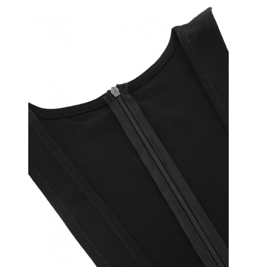 Black  Solid Suspender Pants