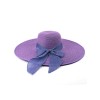 Ribbon Wide Brim Raffia Sun Hat