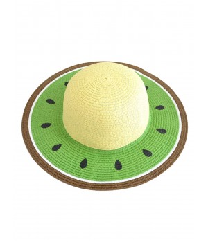 Green Kiwifruit-Like Sun Hat