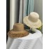  Solid Tassel Raffia Sun Hat