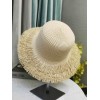  Solid Tassel Raffia Sun Hat