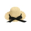 Handmade Ruffia Straw Ribbon Sun Hat