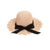 Handmade Ruffia Straw Ribbon Sun Hat