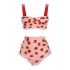  Lace Strawberry Cami Tankini Set