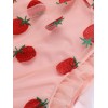  Lace Strawberry Cami Tankini Set