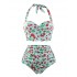   Cherry Summer Halter Swimsuit