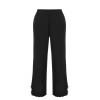 3PCS Black  Solid Pajamas