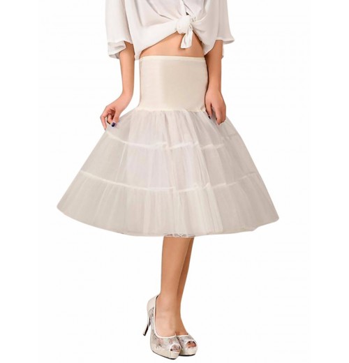  Plus Size Petticoat Underskirt